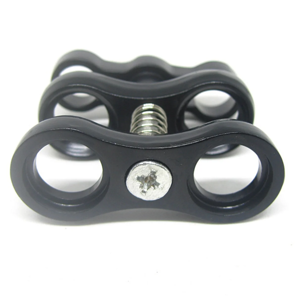 BAAQ 1 Inch Ball Head Butterfly Clip Diving Light Arm Clip Adapter Bracket Holder for Action SLR Camera Underwater