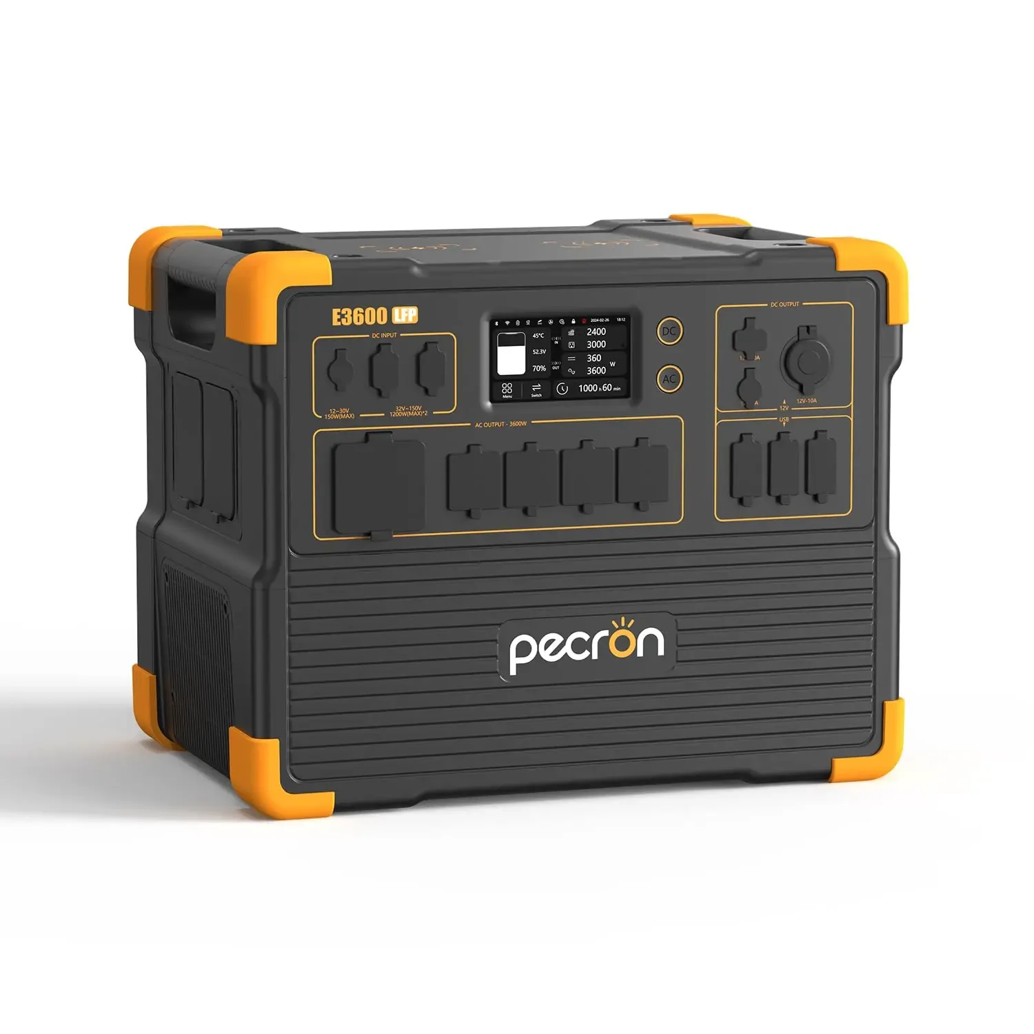Portable Power Station 3072Wh E3600LFP, 5x3600W AC Outlets, Customized