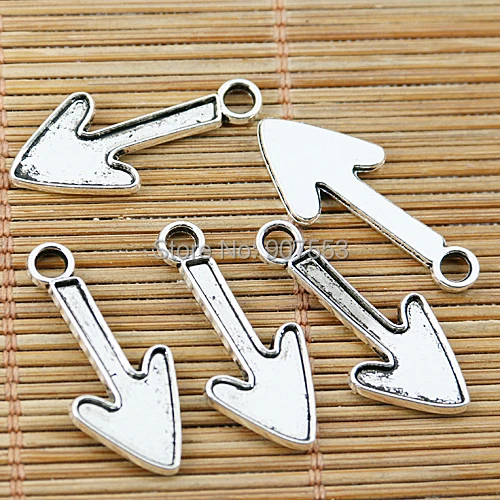 

20pcs 27*12mm Tibetan Silver Color Arrow Head Design Charms EF1446 Charms for Jewelry Making