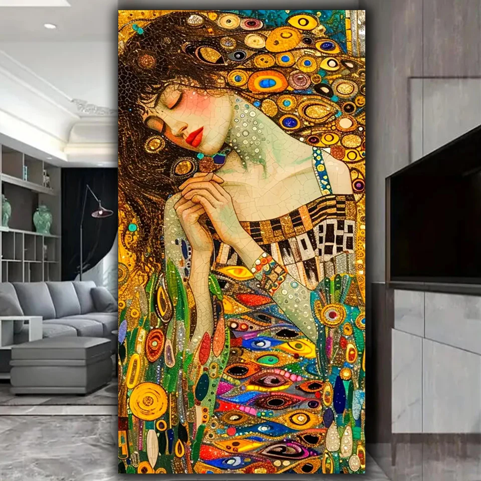 

Gustav Klimt's Elegance Woman Diy Diamond Painting New 2025 Large Full Diamond Mosaic Pictures Art Cross Stitch Kits Home Decor