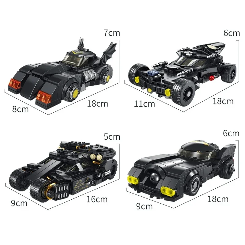 City Speed Champions Black Sports Car Model Assembling Building Blocks， Technical Racing Car Bricks Creativity Kid Toys Gift Set