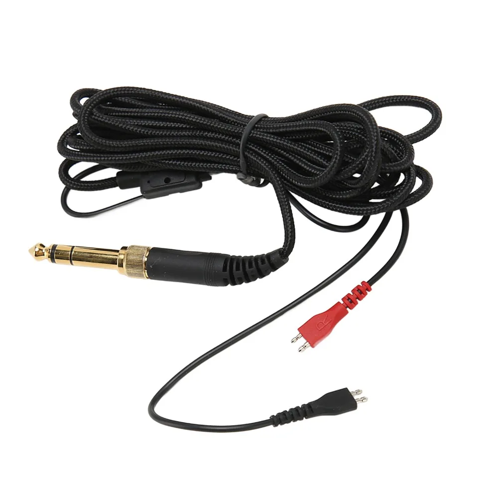 Flexible Earphone Replacement Cable 3.5mm Headphone Sound Cable for Sennheiser HD25 560 540 480 430 HD Headphones