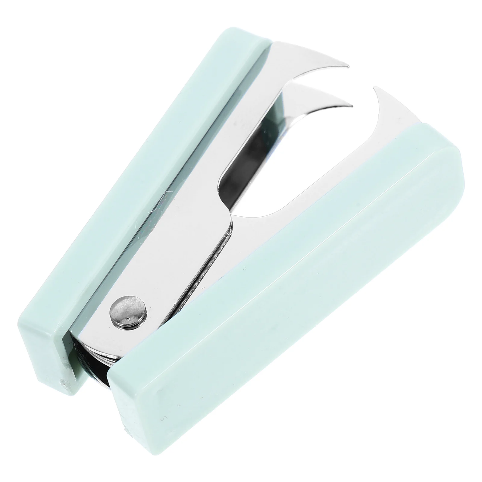 

Acrylic Nail Remover Cute Stapler Mini Classroom Supplies Green Handheld Manual Staplers Puller Student