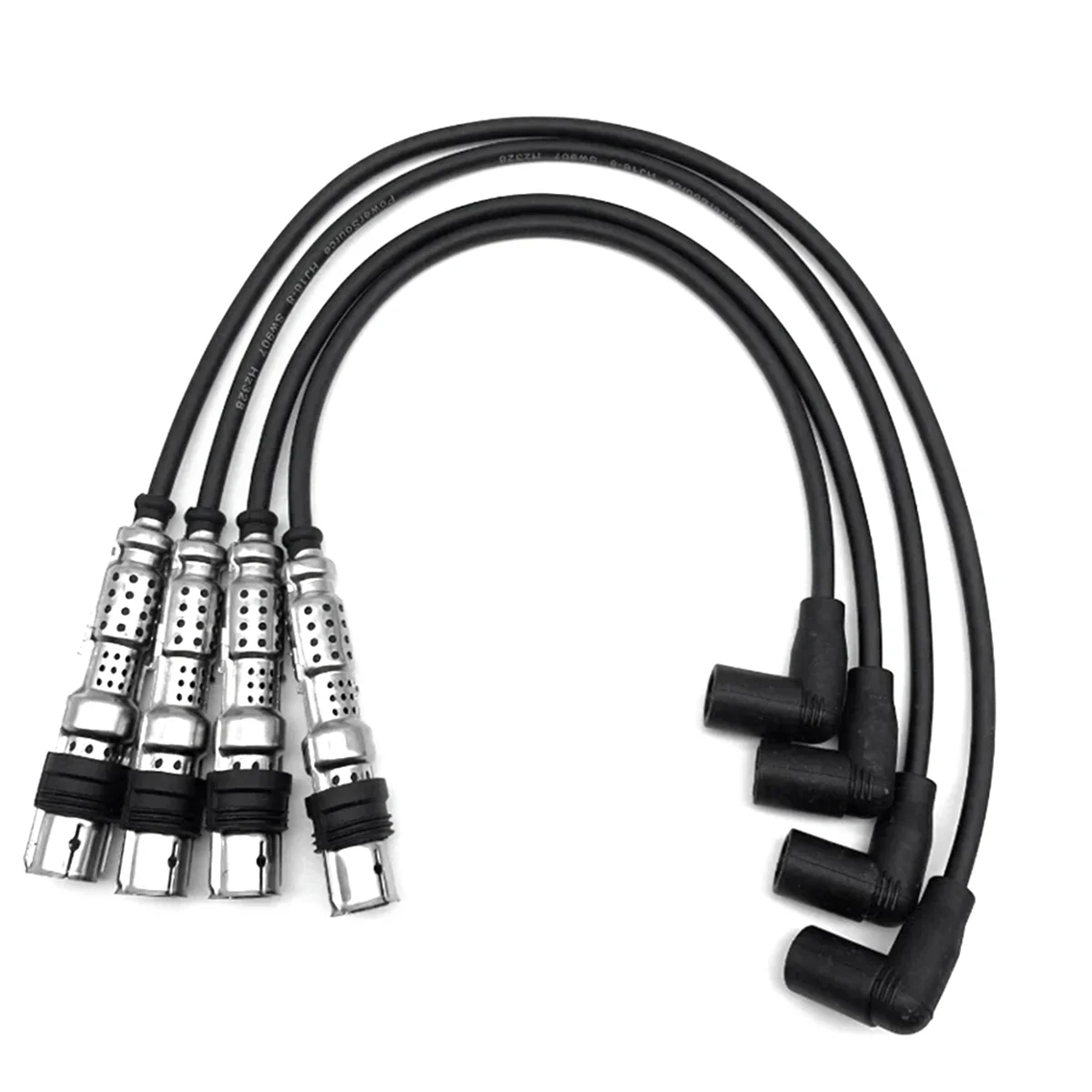 06A905409L Ignition Cable Set Ignition Coil High Voltage Package for Vw Beetle Bora Golf Jetta Polo Sharon Skoda