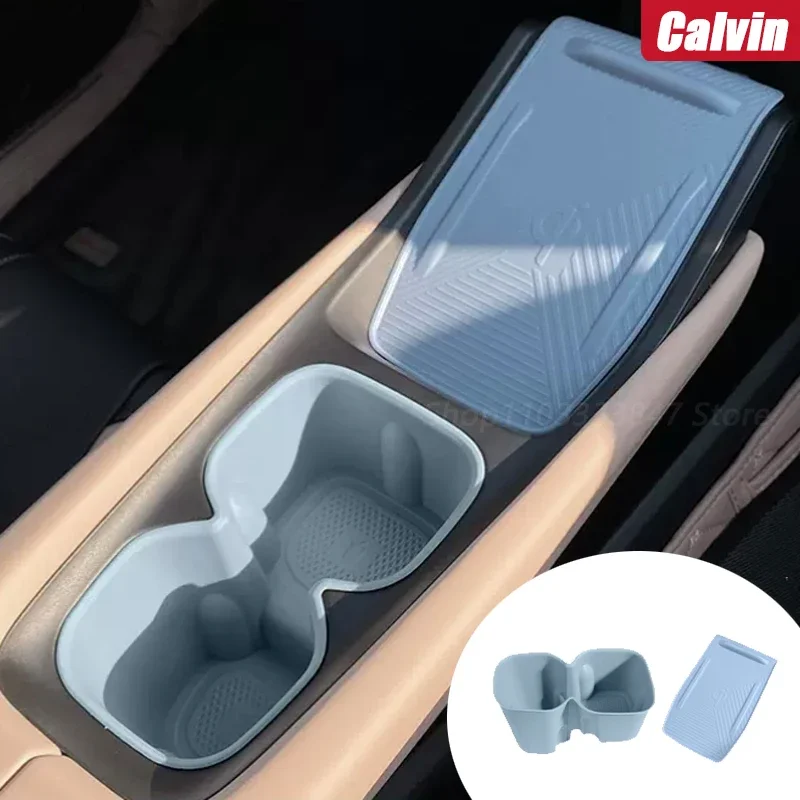 Car Wireless Charging Mat  Silicone Water Cup Slot Anti-slip Car Interior Decorative Refit Parts Accessories For BYD SEAGULL