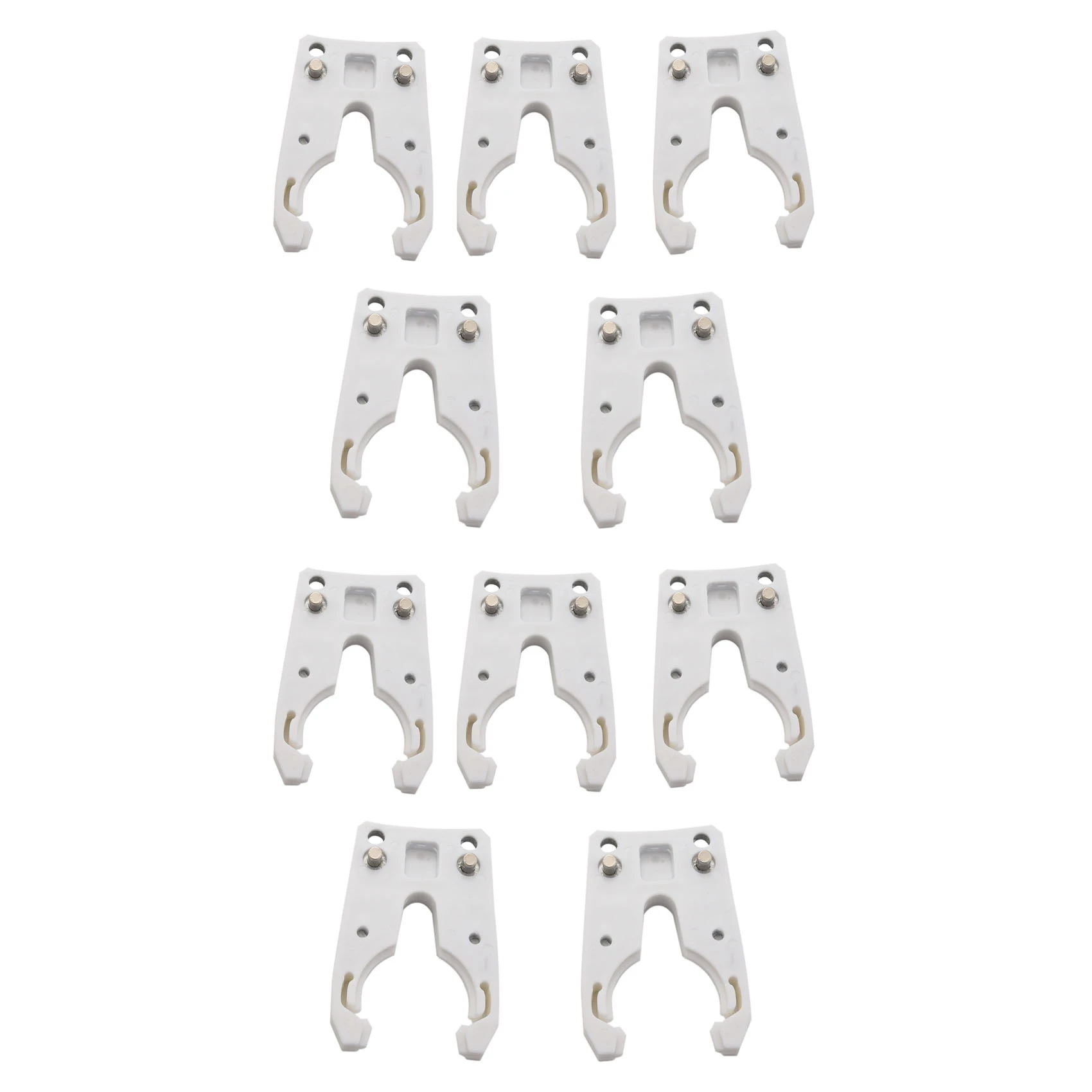 ABKS-10PCS/Lot ISO30 Tool Holder Clamp Iron+ABS Flame Proof Rubber Claw
