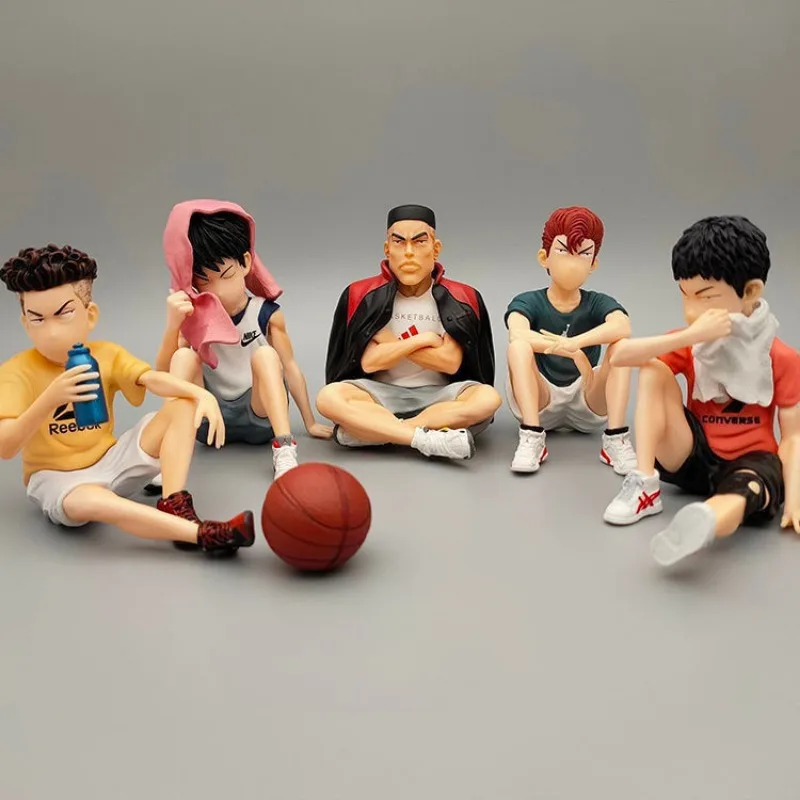 Slam Dunk Master Shohoku Five Tigers Mitsui Kotobuki Sakuragi Hanamichi Rukawa Maple Akagi Takenori figure model ornament gift