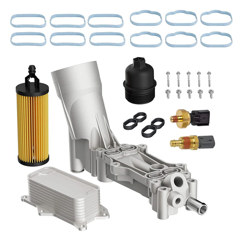 

68105583AF Алюминиевый фильтр масляного радиатора для Jeep Grand Cherokee Dodge Durango 3,6 л Journey Charger Chrysler 200 300 Теплообменник