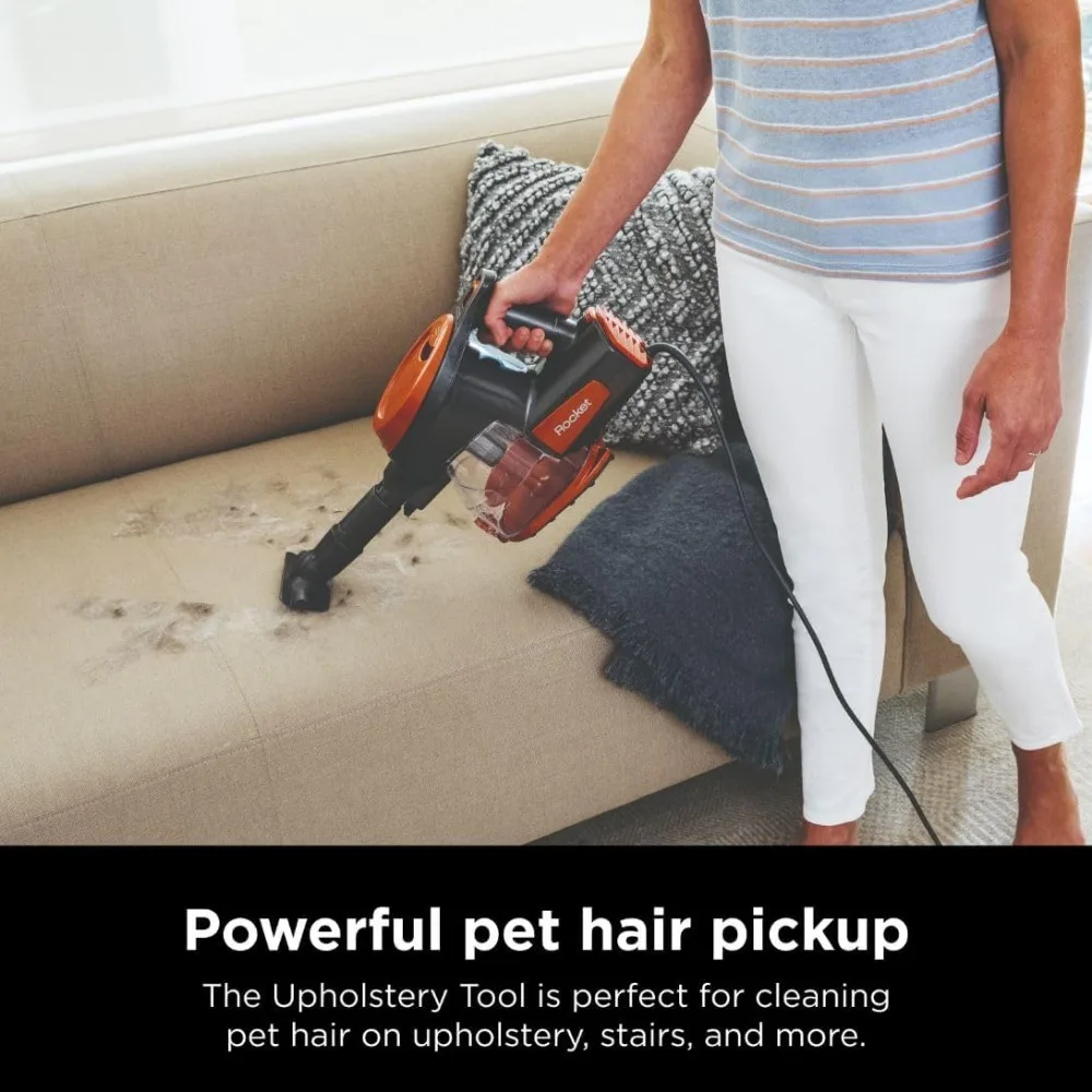 Vacuum Cleaners, Ultra-Light Corded Bagless Vac for Carpet and Hard Floor Cleaning with Swivel Steering, Vacuum Cleaners