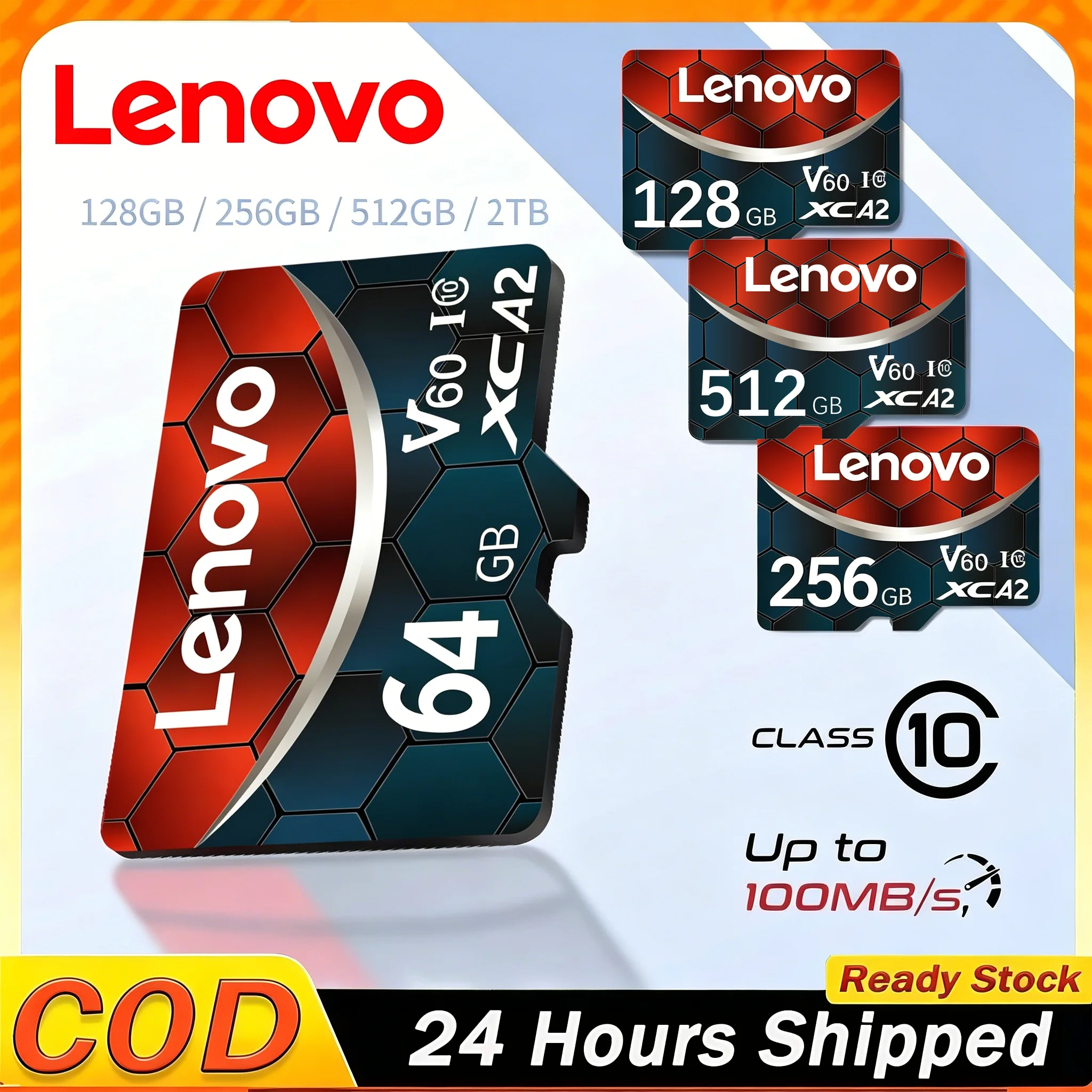 Карта-памяти-lenovo-micro-sd-512-ГБ-256-ГБ-128-ГБ-64-ГБ-флеш-накопитель-tf-class-10-устройство-для-хранения-данных-дропшиппинг