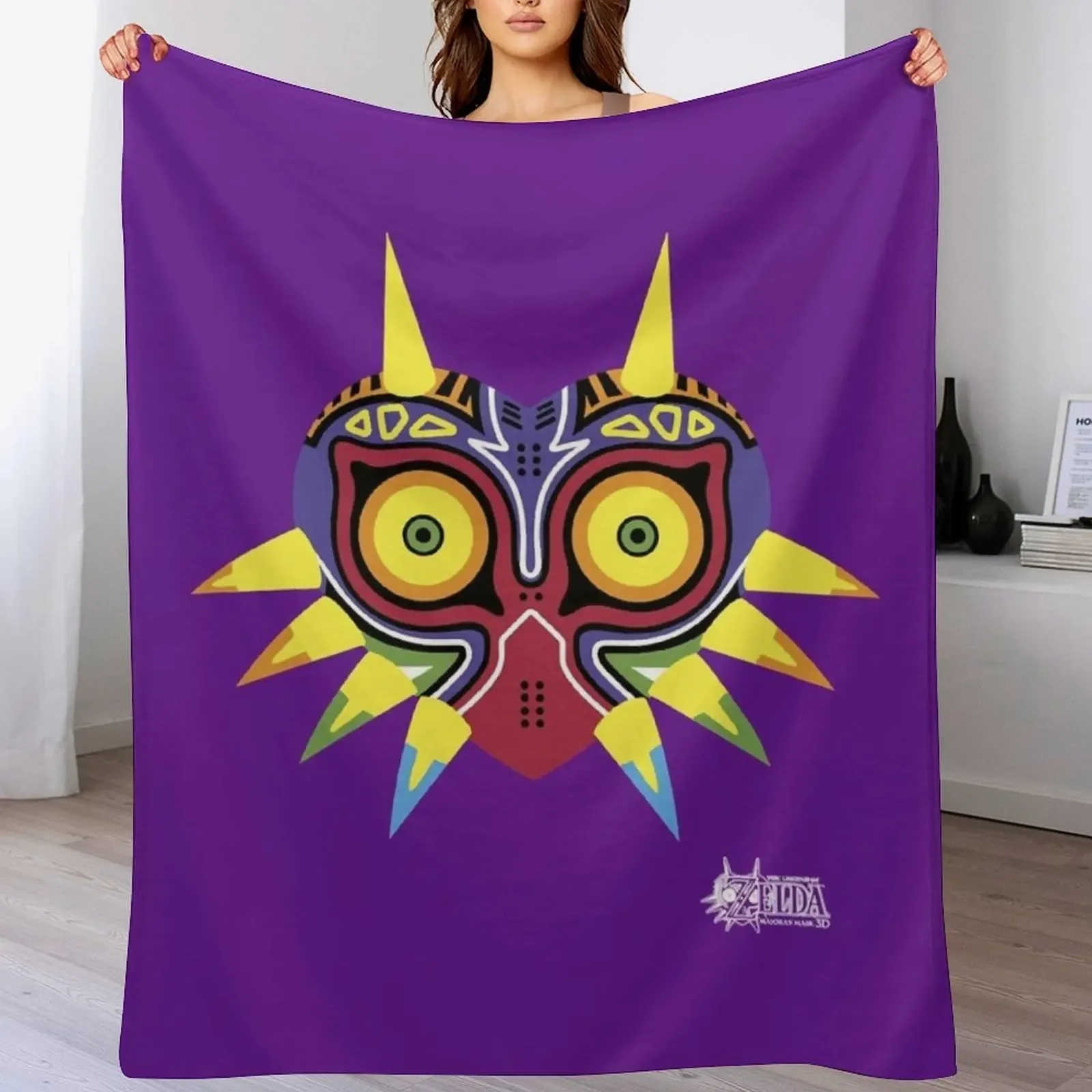 Majora's Mask Throw Blanket Baby Soft Plaid Beautifuls Blankets