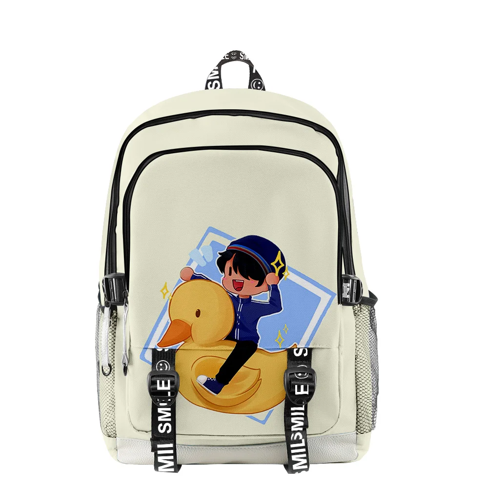 

Quackity My Beloved Men Women Backpack Fabric Oxford School Bag Fashion Style Teenager Girls Child Bag Travel Backpack