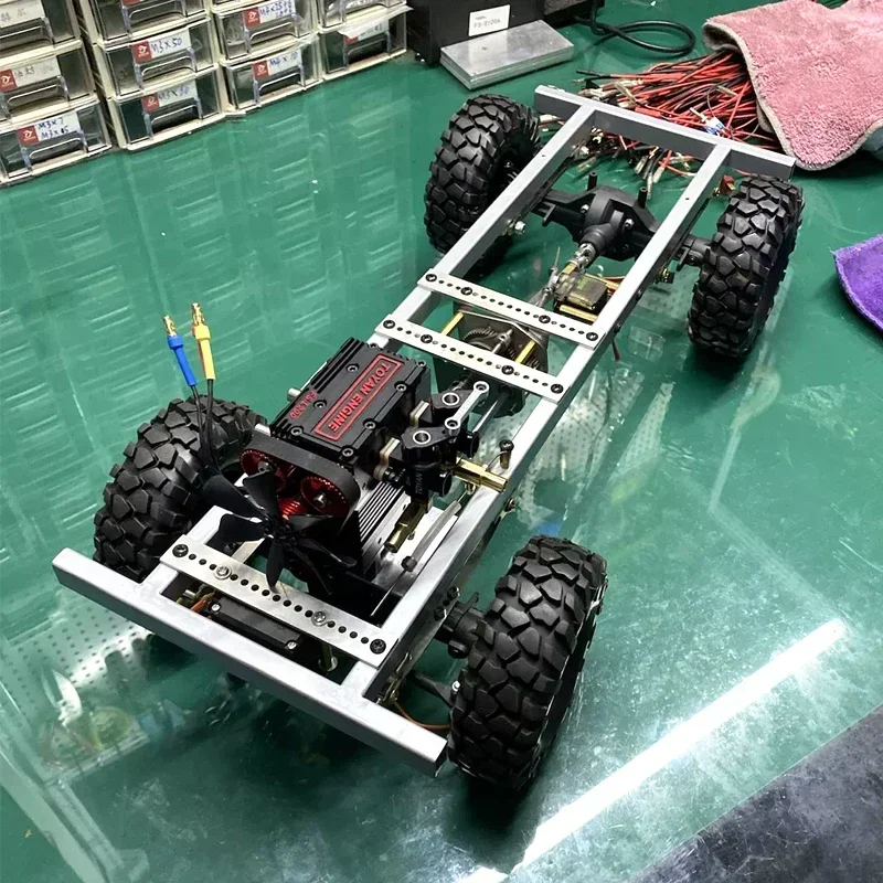 4WD Frame Kit Model All Metal Removable Remote Control Suitable for DIY TOYAN High Performance Off Road Kit Toys