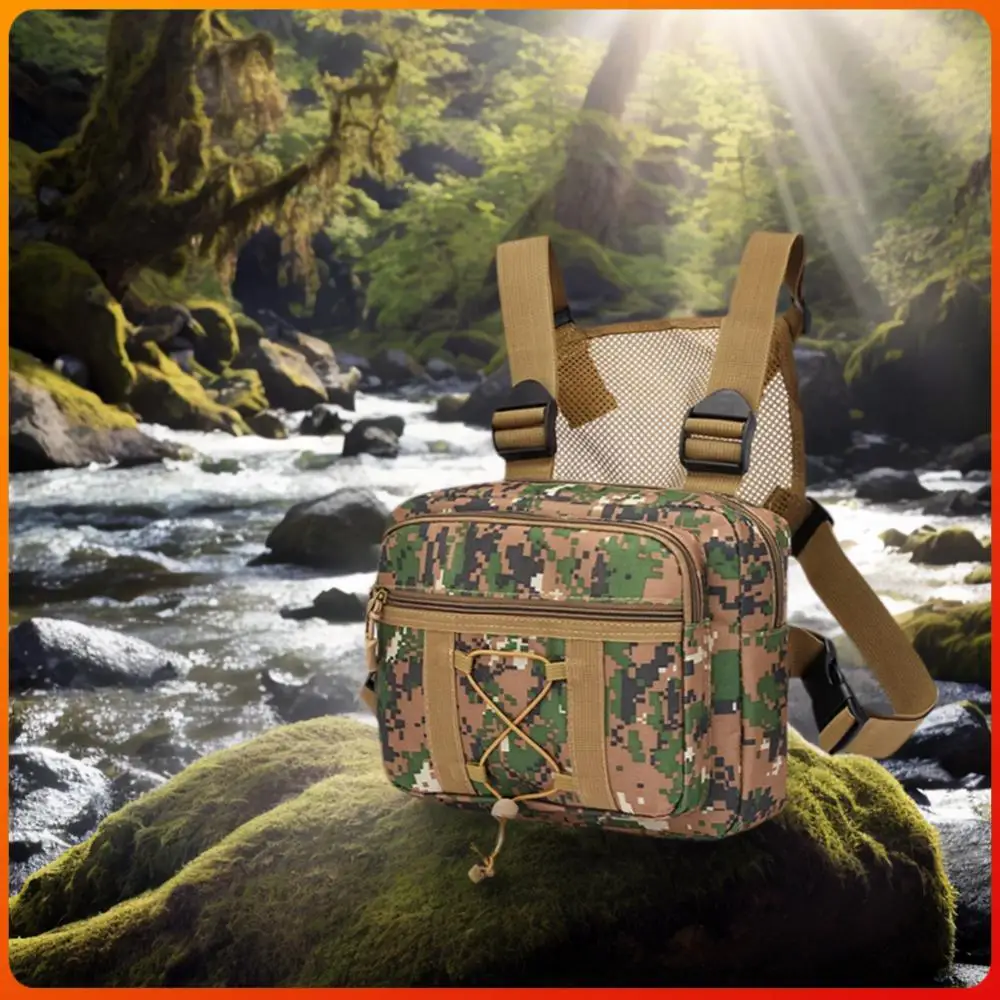 

Сумка на грудь для велоспорта на открытом воздухе, модный функциональный рюкзак с несколькими карманами, сумка через плечо из ткани Оксфорд, дорожный спортивный рюкзак для поездок на работу