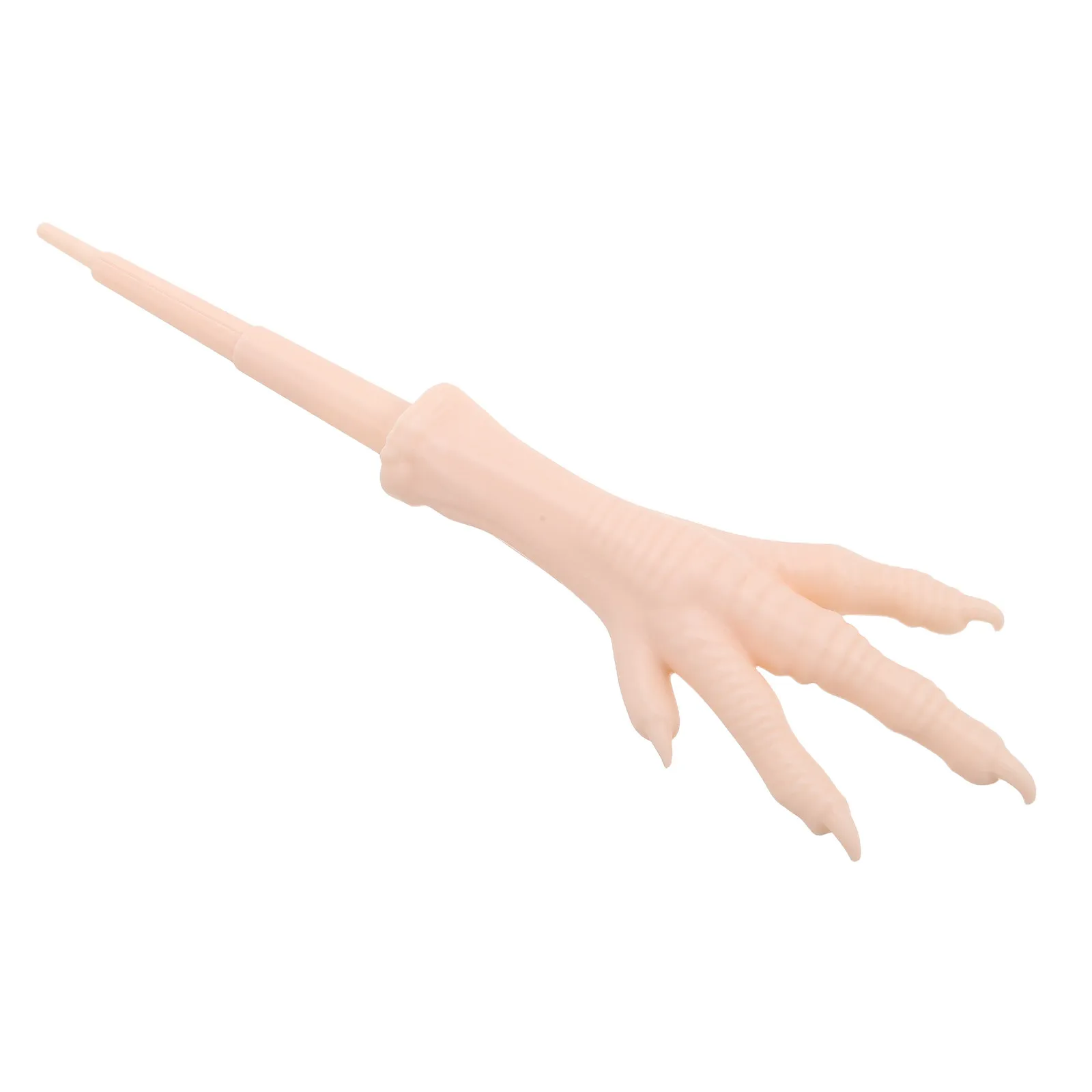 Realistic Chicken Claw Prank Accessory Extendable Fake Chicken Claw Reading Pointer Novelty Desk Decor Party Fun Gag Gift view 4