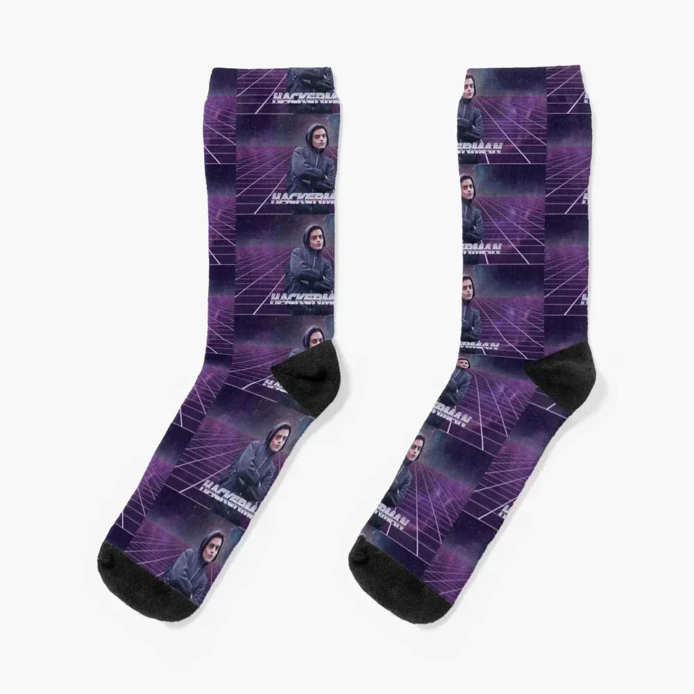 

Hackerman - IT Nerd/ Legend Socks cotton with print New year's Socks Women Men's