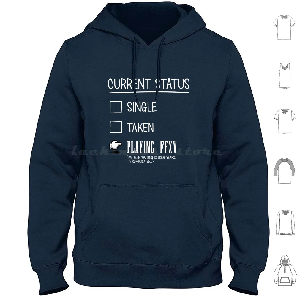 Always Playing Hoodies Long Sleeve Ffxv Final Fantasy Final Fantasy 15 Noctis Prompto Gladiolus Ignis