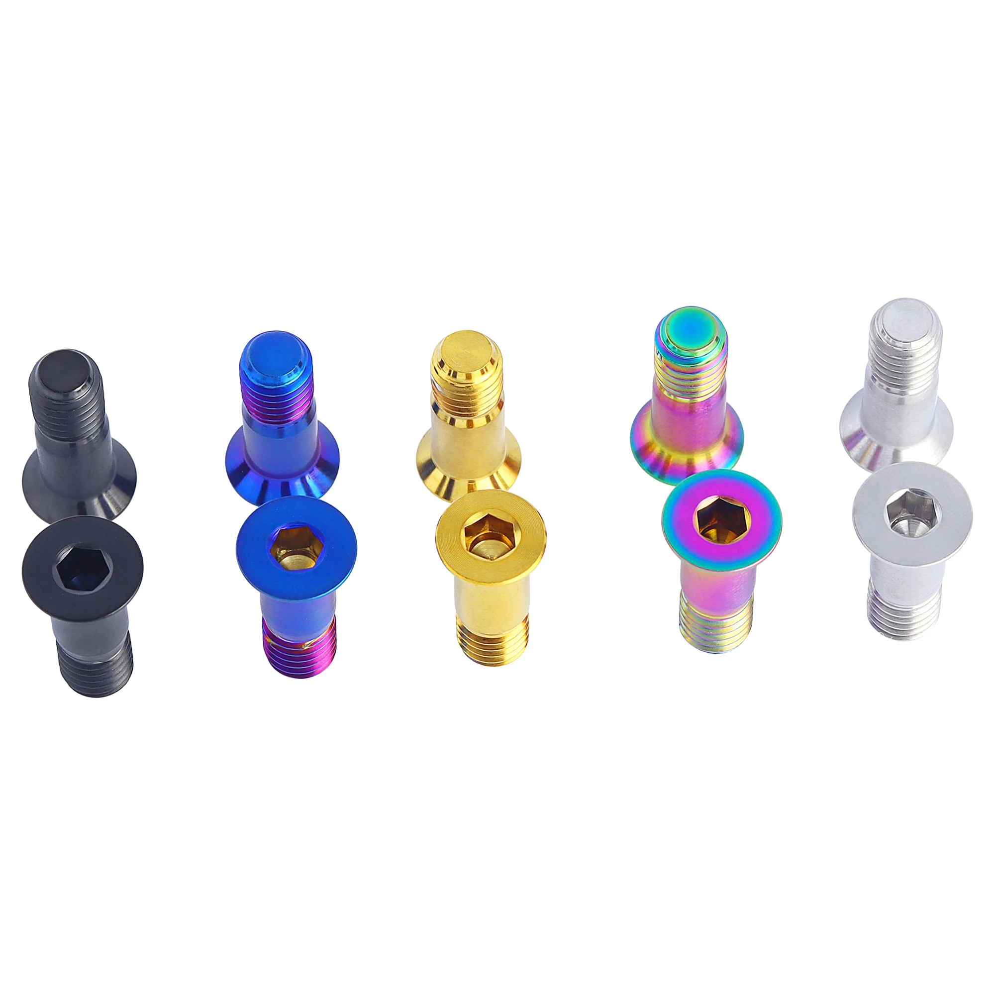 Bicycle Rear Derailleur Jockey Wheel Screws Titanium Bolts MTB Road Bike Pulley Guide Wheel Fixed Bolts  Accessories