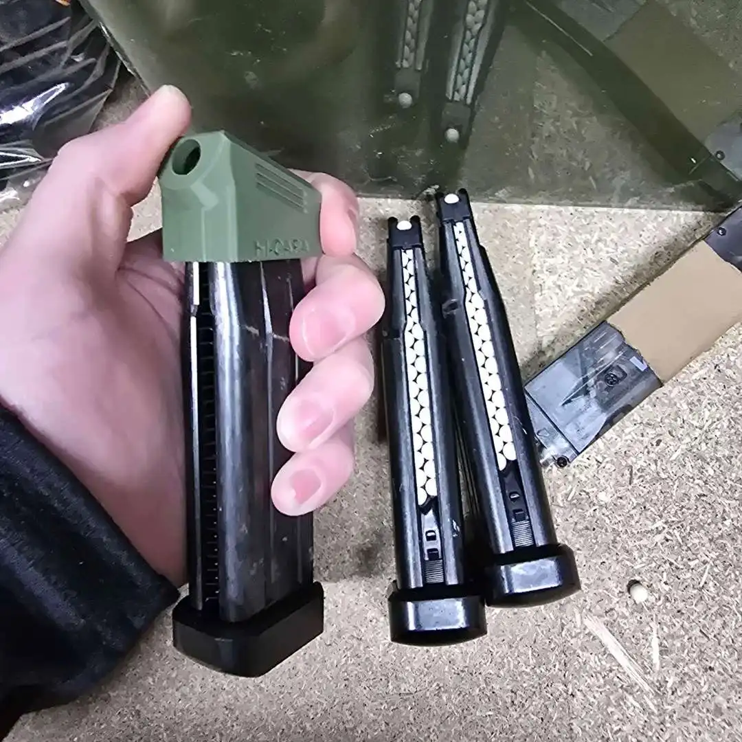 Airsoft Hi Capa Speed Loader Adapter für Gas Blowback Pistolen, Magazin-Ladewerkzeug, Zubehör, taktische Ausrüstung – Detail 9