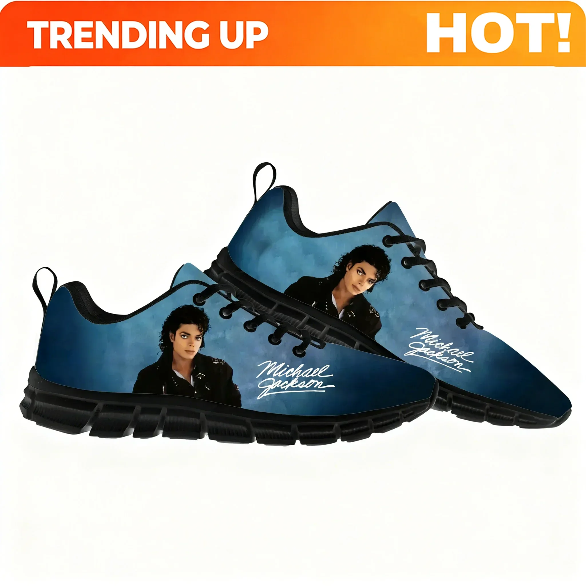 Michael Jackson Dance Singer Sports Shoes Mens Womens Teenager Sneakers Lightweight Casual Hiking Sneaker Custom Built Shoe