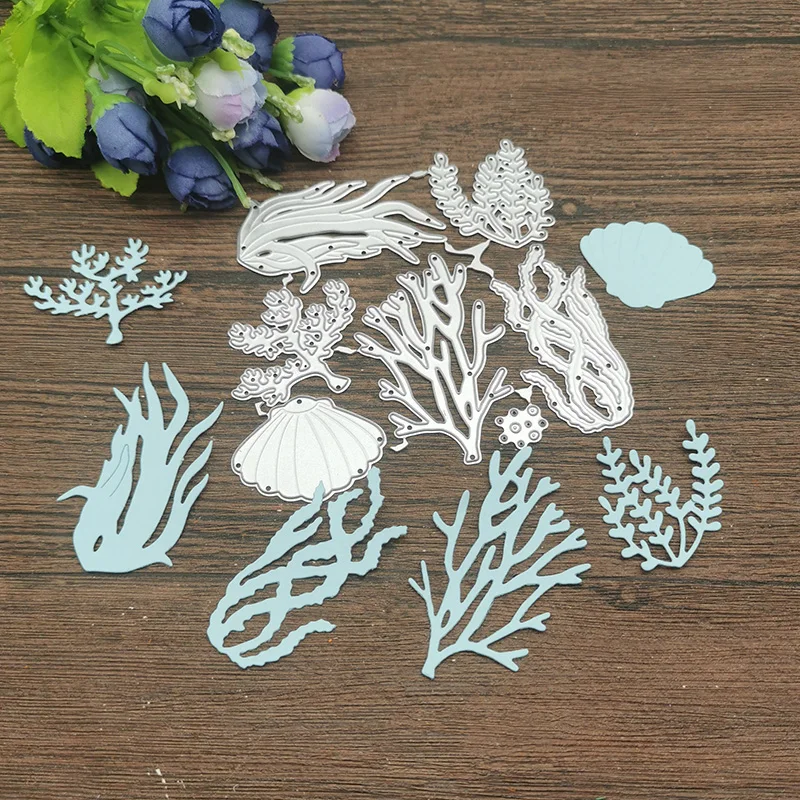 Sea creatures lace card Metal Cutting Dies Stencils For DIY Scrapbooking Decorative Embossing Handcraft Die Cutting Template