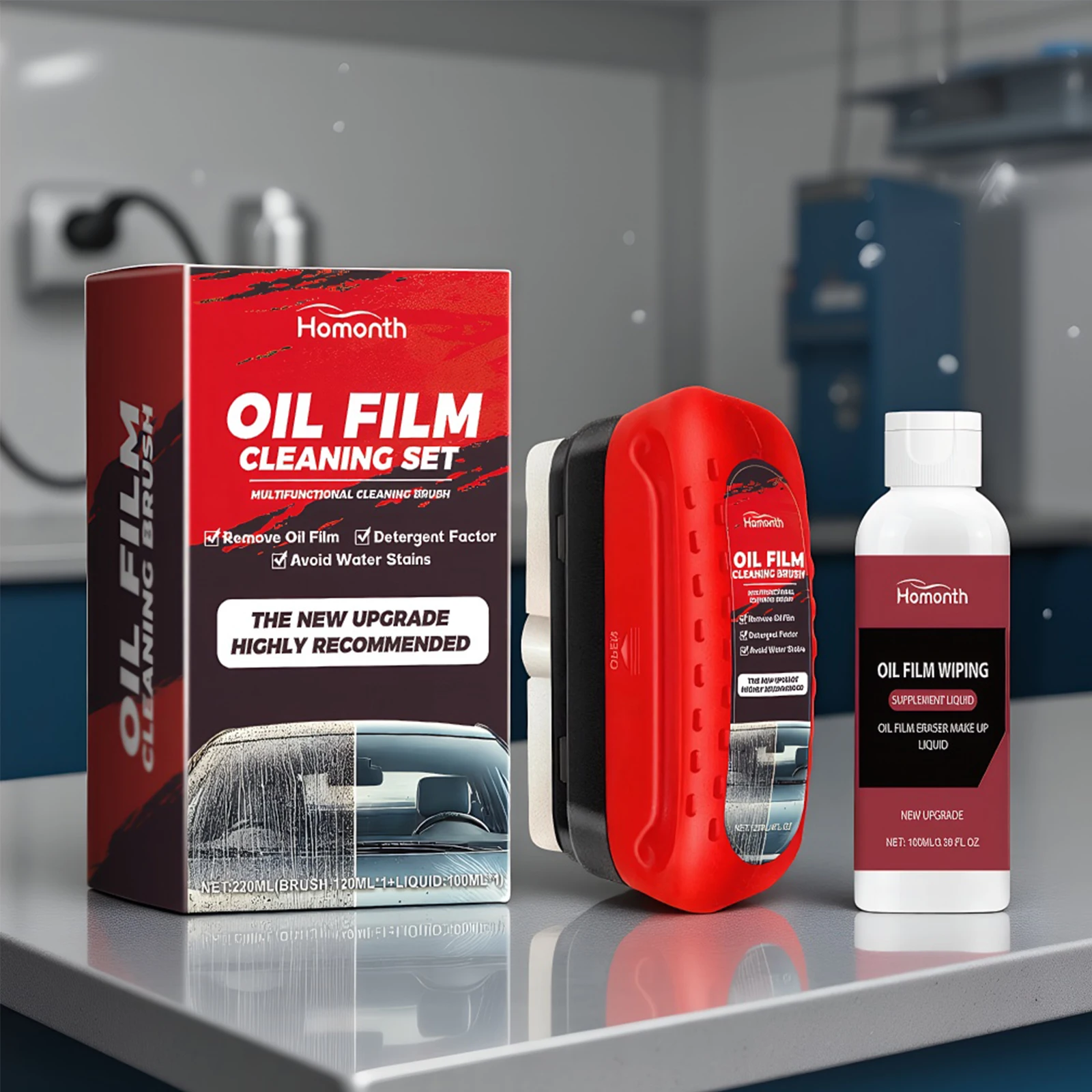 

Щетка для чистки масляной пленки со сменным наполнением Щетка для гидрофобного покрытия стекла Противотуманный очиститель стекла с прозрачным обзором Автомобильная дезактивировка