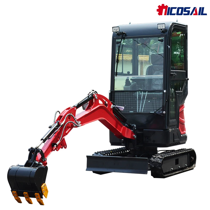 

Customized China 1.8 Ton 2 Ton Hydraulic Mini Excavator Machine 1800KG Small Digger EPA/EURO 5 Crawler Excavator For Sale
