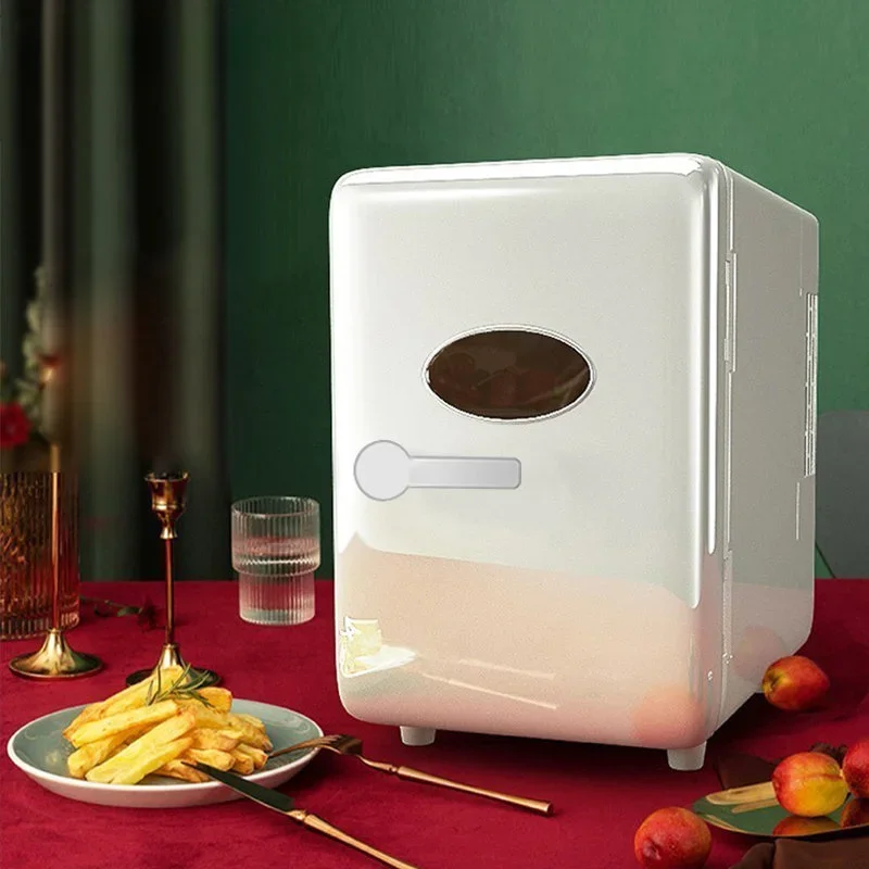 4L Mini Multifunction Refrigerator Cosmetics Mask Beverage Dormitory Refrigerators Cooler Warmer Beauty Fridge for Car Home