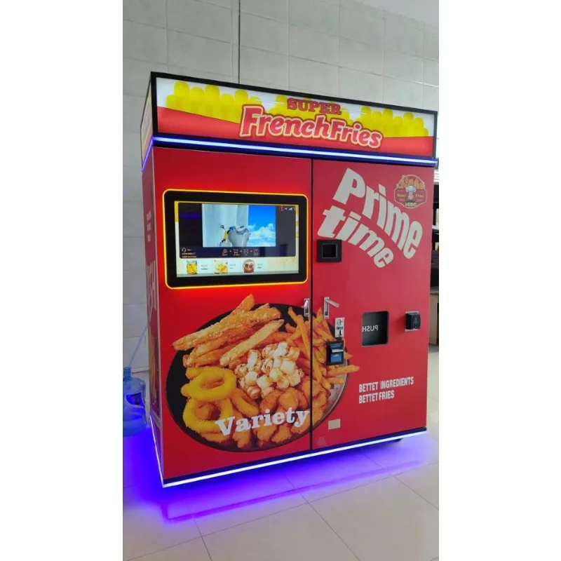Popular Design French Fry Vending Machine Full Automatic Onion Rolls Fries Vending Machine for Kids French Fry Vending Machine