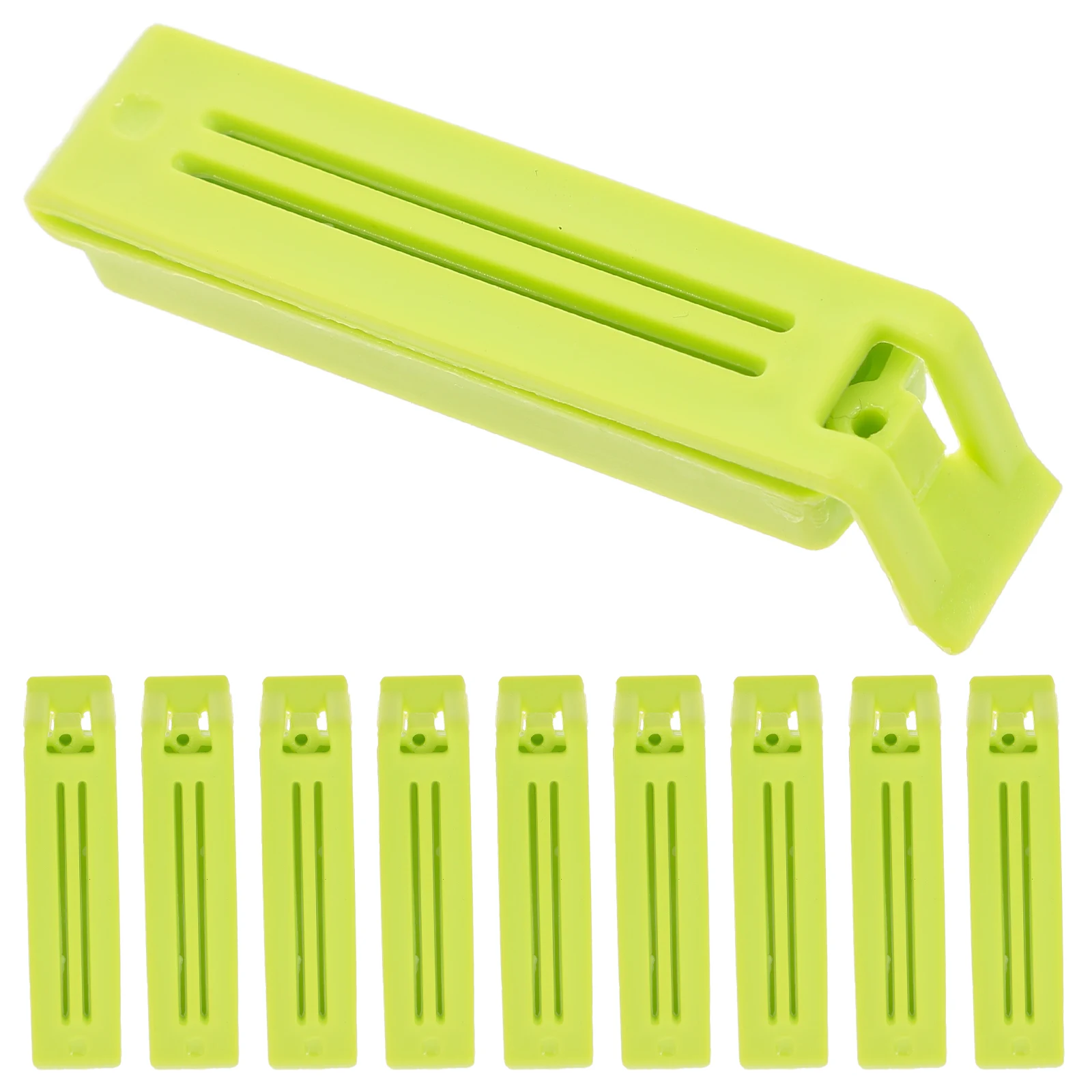 

10 шт., зеленые зажимы для волос, зажимы типа «крокодил» для густой укладки волос, губчатые ролики, щетина из полипропилена, забавные аксессуары для волос