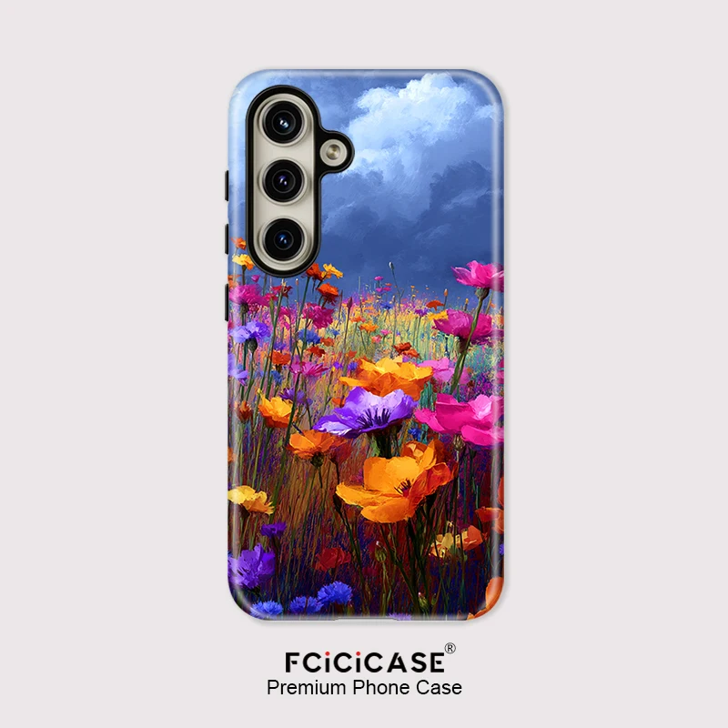 

Fcicicase Beautiful Floral Printing Phone Case For Samsung Galaxy A26 A 26 5G A16 A36 A56 Luxury Shockproof Soft Silicone Cover