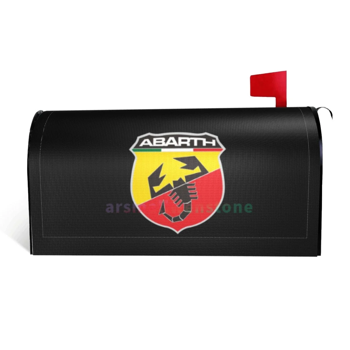 Nyanhif Personalized Abarth Automobile Logo Mailbox Cover Wrap Standard Size Welcome Home Garden Outdoor Decoration Post Letter