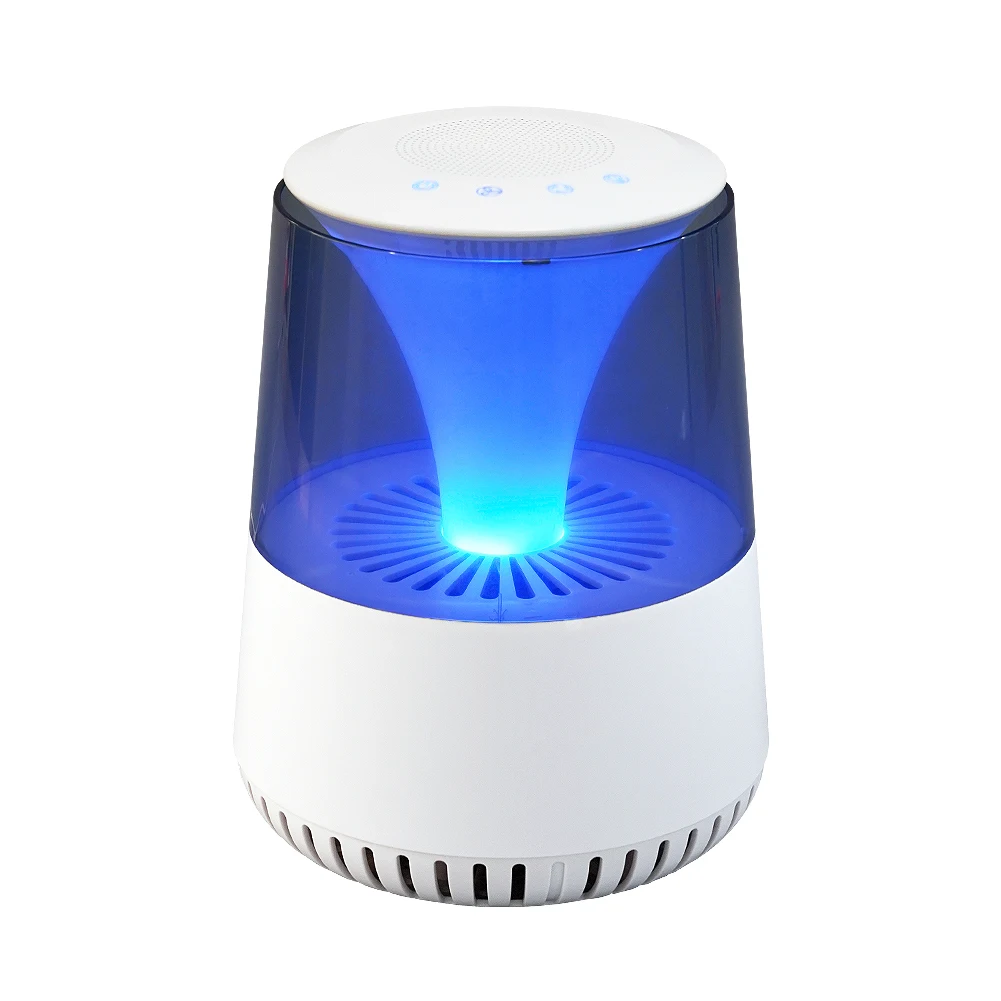 2024 Direct Manufacturer Hot selling  New Fun Blue-Tooth Speaker Air Purifier Air Cleaner  with 7-color LED Mood lights