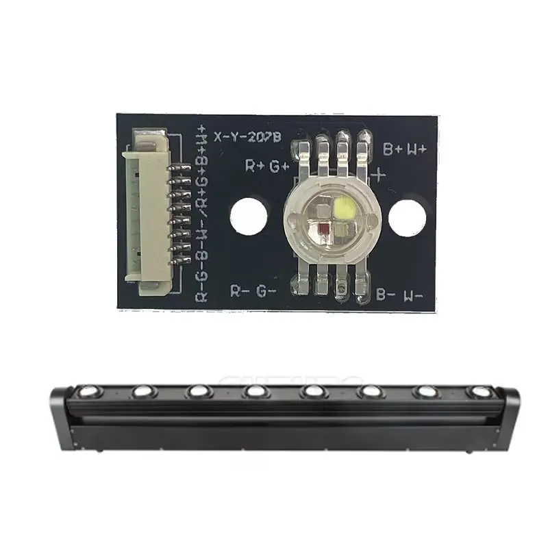 5 قطعة/الوحدة شعاع 8x12 واط RGBW تتحرك رئيس ضوء LED رقاقة لمبة مصباح استبدال إصلاح