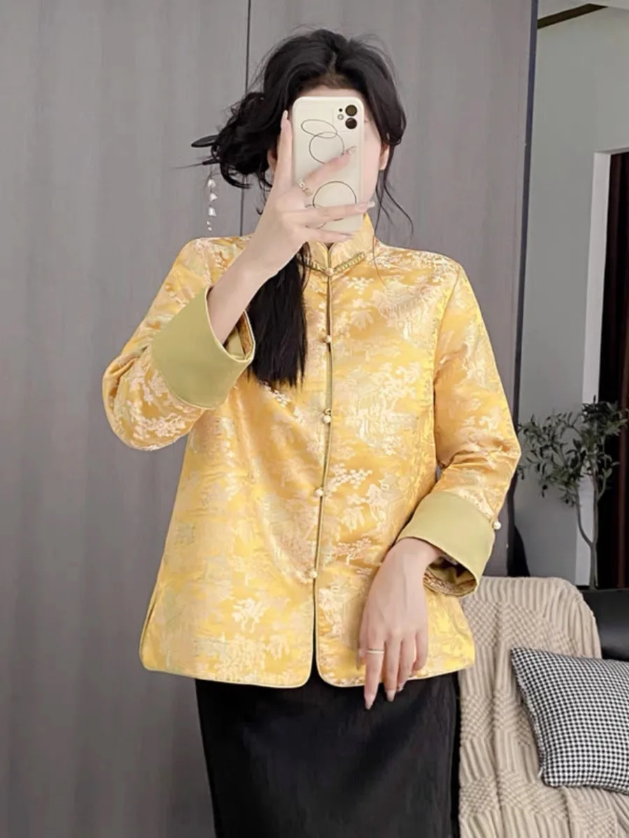 

New Year Chinese Clothting TangSuit Traditional Coat