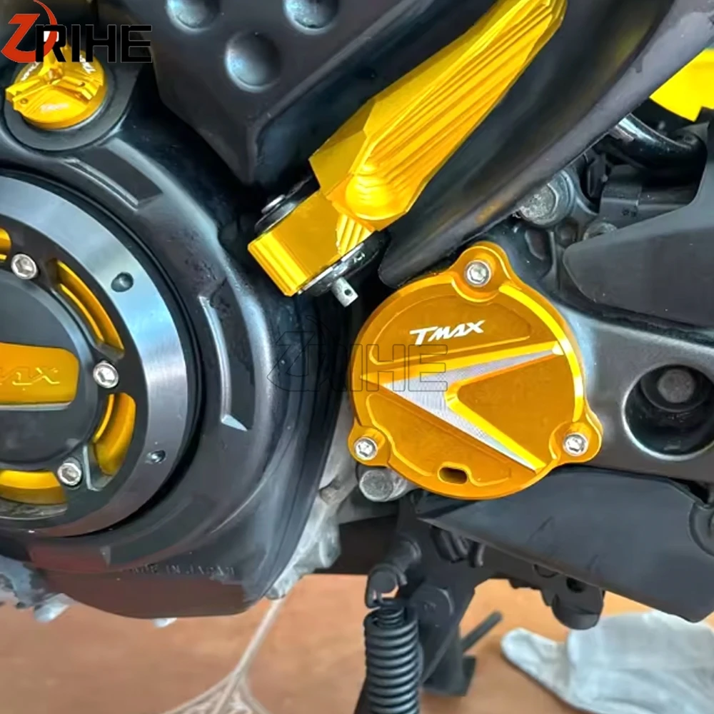 

Motorcycle For Yamaha T-MAX TMAX 530 500 560 TMAX560 2012 - 2021 2022 2023 2024 Engine Stator Guard Cover Protector Crap Flap