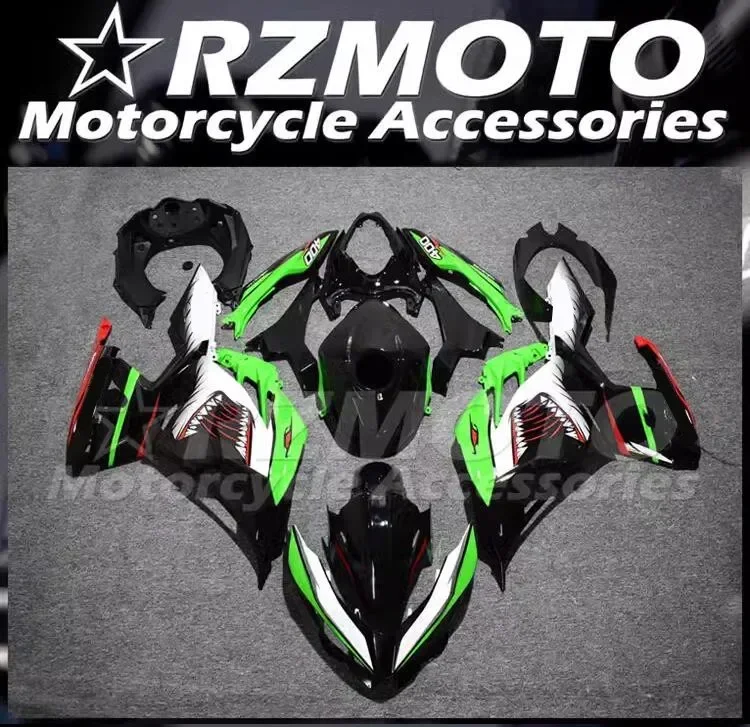 

4Gifts New ABS Motorcycle Fairings Kit Fit For Kawasaki EX 250 400 2019 2020 2021 2022 2023 19 20 21 22 Bodywork Set Shark