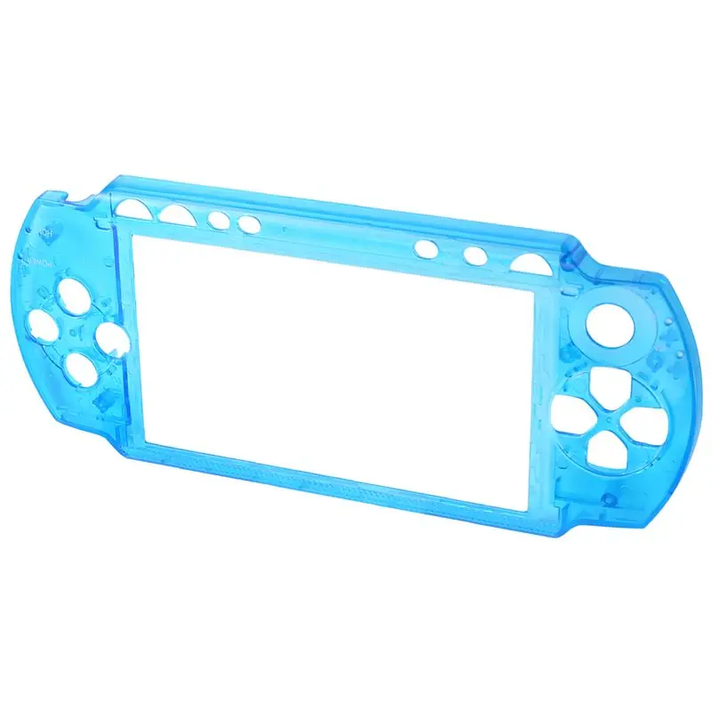 SCLS For PSP1000 Cover Upper Shell Cover Game Console Upper Shell Housing Shell Front Faceplate Case Top Cover Lake Blue
