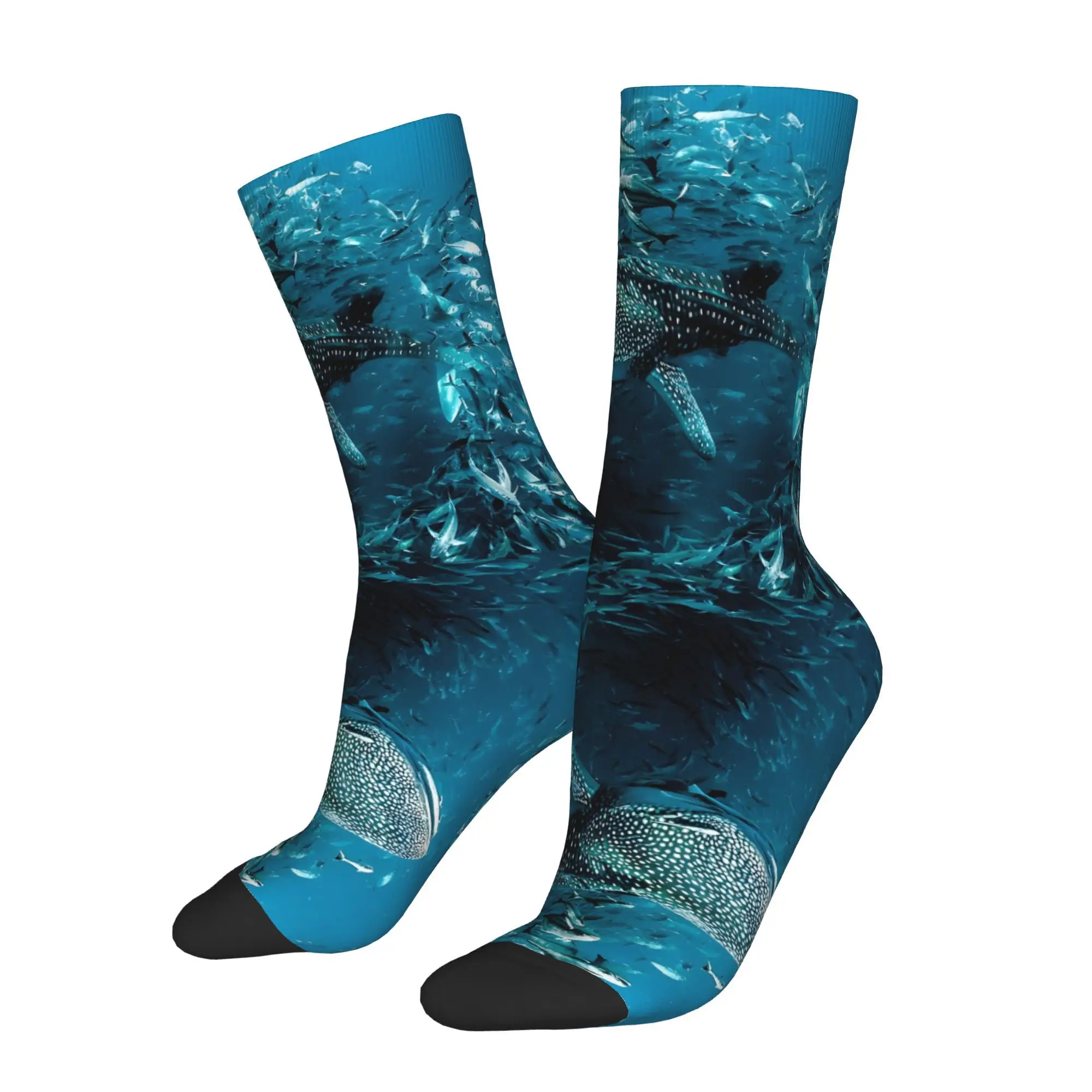 

Whale Shark Award Winning Photo Men Socks Cycling Novelty Spring Summer Autumn Winter Stockings