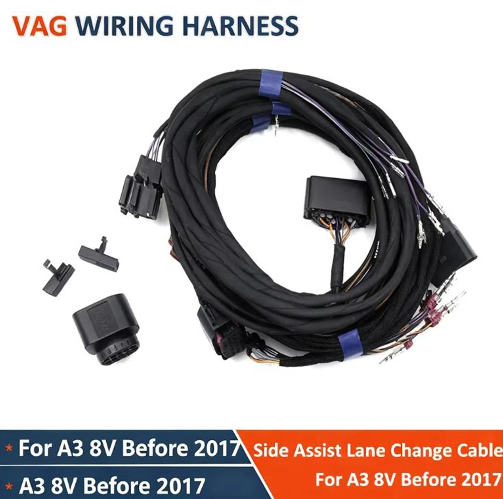 For Audi A3 8V Before 2017 Blind Spot Lane Change Side Assist Harness Cable
