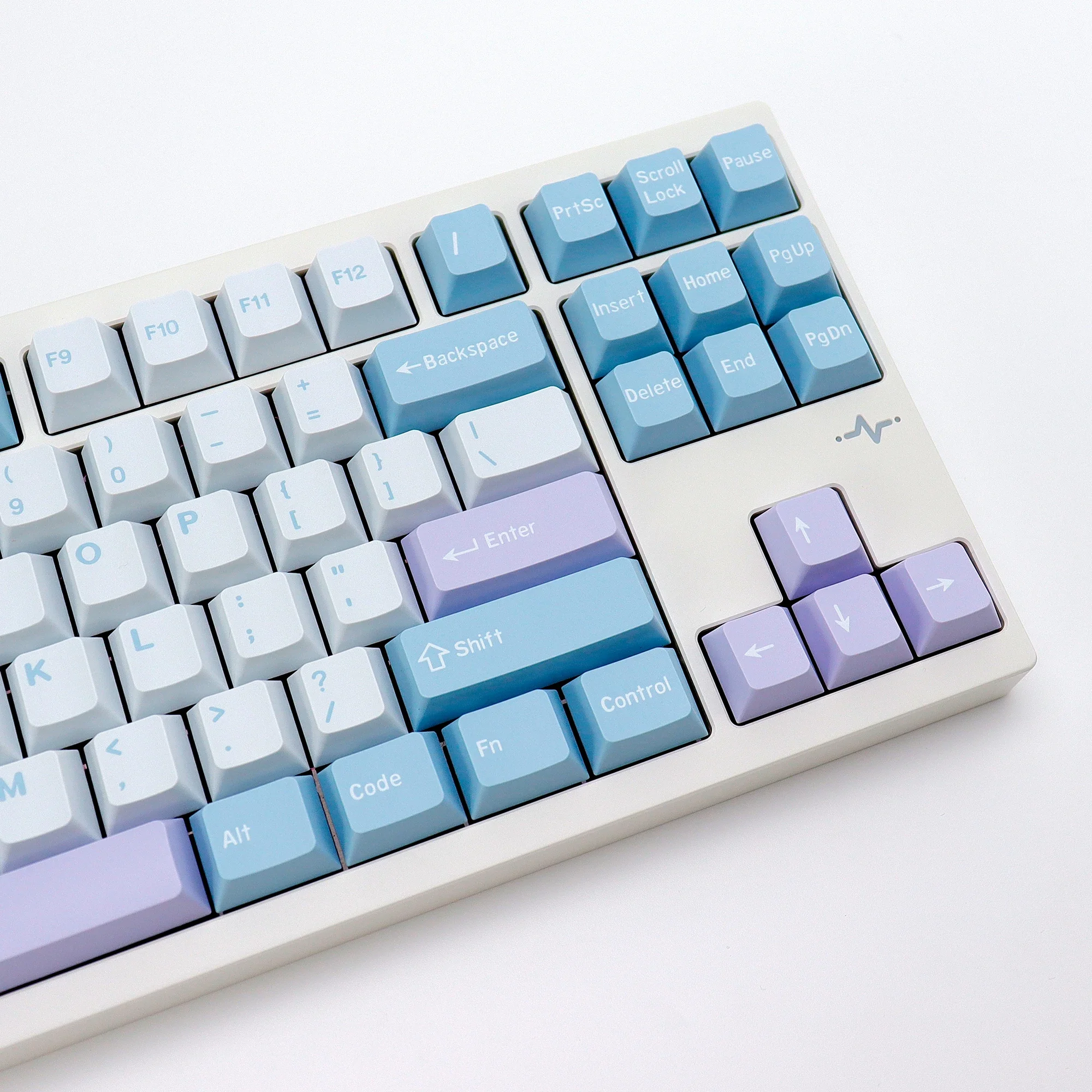 KBDiy 173-клавишный PBT GMK Lllusion Keycap Cherry Profile Custom для механических клавиатур Keycaps Double Shot ISO 7U для переключателей MX