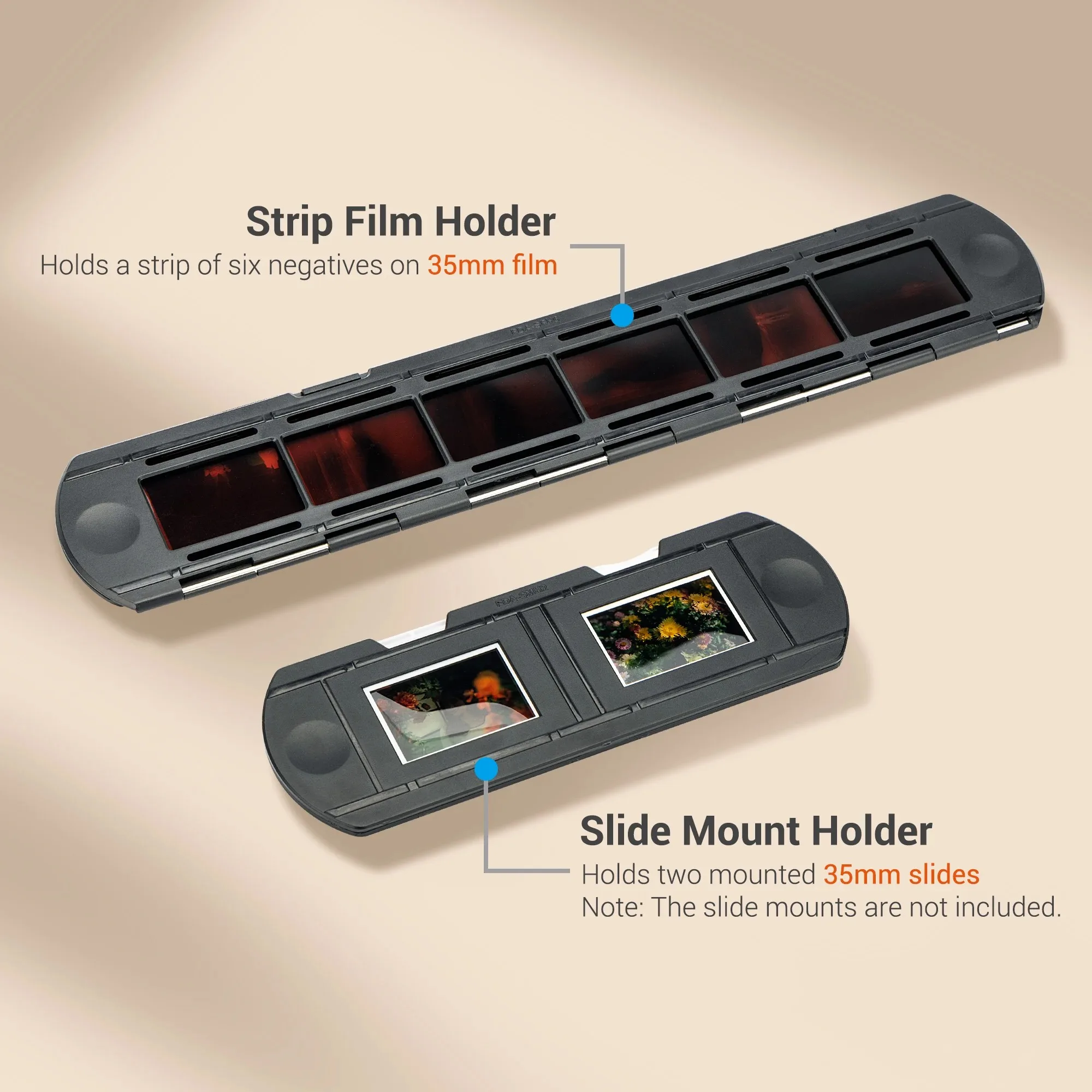 JJC 35mm Film Digitizing Adapter Set Negative Copying Slide Strip Scanner Holder