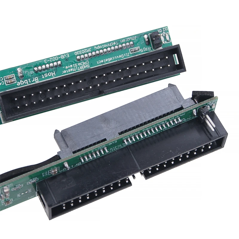 SATA para IDE adaptador macho, 2.5 ", SATA fêmea para 3.5 IDE conversor macho, 40 Pin Port, 1.5Gbs, Suporte ATA 133 100 HDD CD DVD