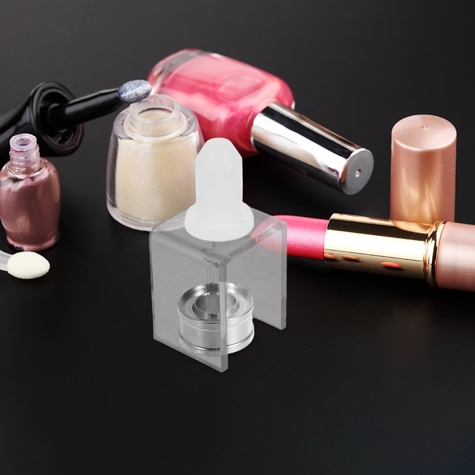 

1 Set 12.1Mm Silicone Diy Lipstick Tube Making Kit Single Hole Stand Reusable Mold Craft Tool Lipstick Making Tool