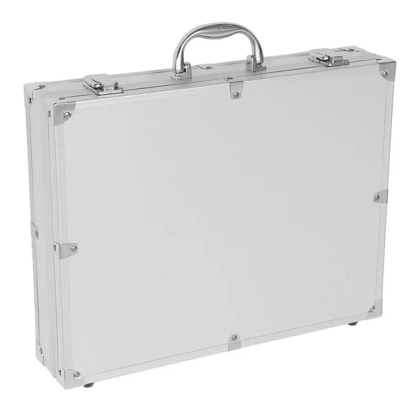 Aluminum Alloy Suitcase Lockable Flight Case Handle Aluminum Alloy Aluminum Case Tools Carrying Case Metal Toolbox Tool Storage