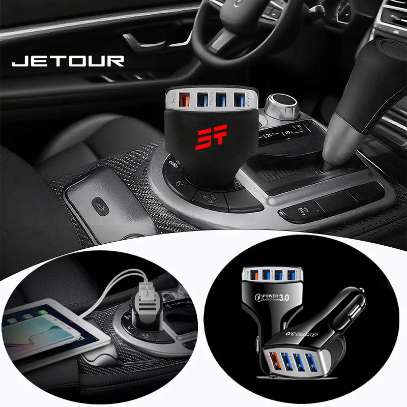 

Multi-functional USB Type C 35W Fast PD 4 In1 Electric Adapter Car Charger For Chery Jetour ST X70 X90 X95 Plus X70plus X90plus