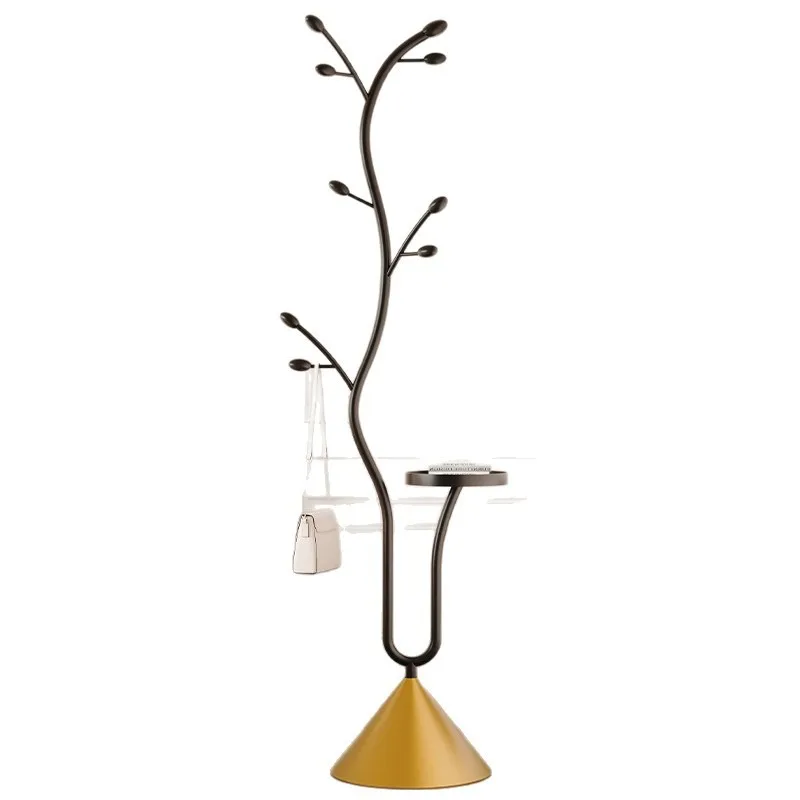 Italian light luxury hanger hanging hanger at the door of the bedroom, household coat rack, living room creative indoor clothes