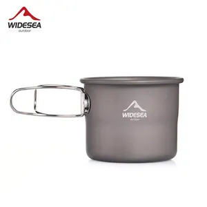 Widea Outdoor Camping Becher Kaffee Tee Aluminium Tourismus Picknick Tourismus Koch Zubehör Touristenausrüstung Trekkingspaziergänge Hauptverkaufskaffee Camping - №1