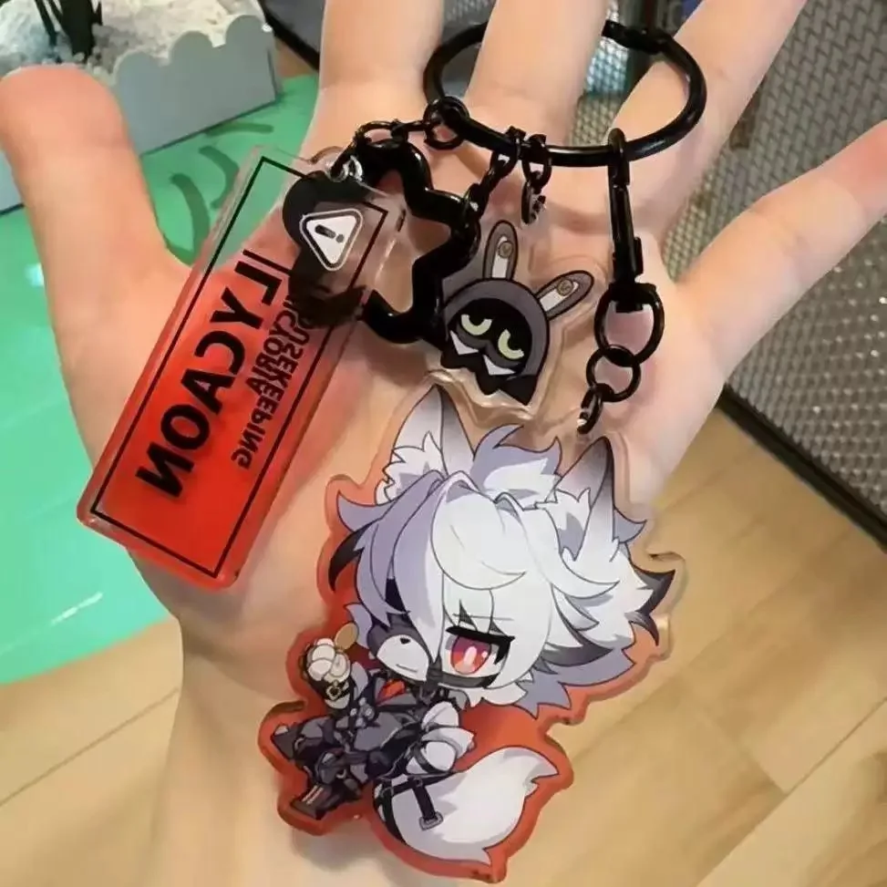 أنيمي Zenless منطقة صفر إلين جو تأثيري الاكريليك كيرينغ سلسلة مفاتيح من الكرتون حلقة رئيسية حلية قلادة شفافة حلية هدية عيد الميلاد