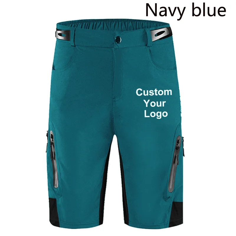 Mannen Custom Uw Logo Mtb Shorts Outdoor Motorcross Fiets Korte Broek Ademende Losse Pasvorm Voor Hardloopfiets Fietsbroek